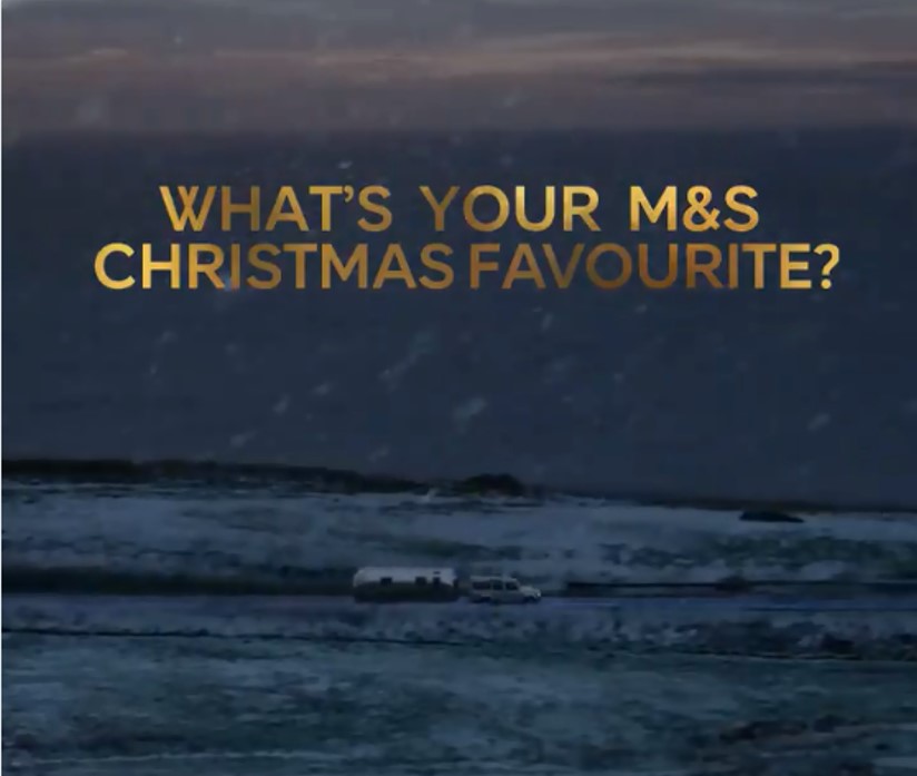 A screen grab from one of the most popular ads this Christmas